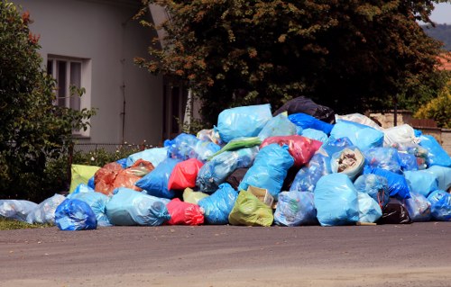 Types of waste cleared in East London